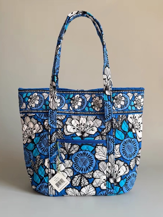 Vera Bradley Handbags - Vera Bradley Blue Bayou Bucket Tote Bag NEW with Tags